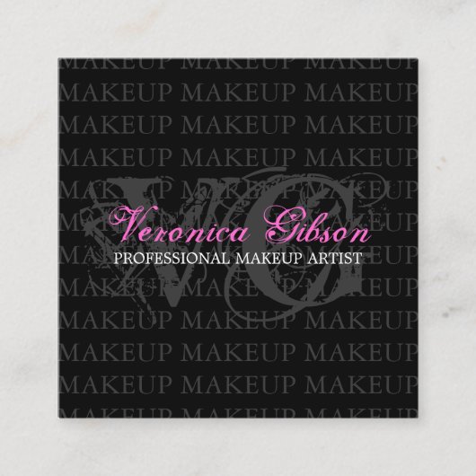 MAKEUP ARTIST VISITEKAARTJE (Voorkant)