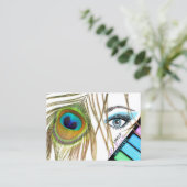 Makeup Artist Visitekaartje (Staand voorkant)