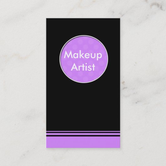 Makeup Artist Visitekaartje (Voorkant)