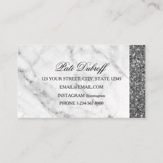 Makeup Artist Visitekaartje (Achterkant)