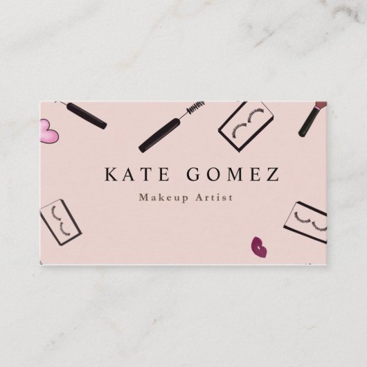 Makeup Artist Visitekaartje (Voorkant)