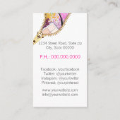 Makeup Artist Visitekaartje (Achterkant)