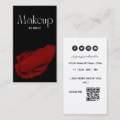 Makeup Artist Visitekaartje (Voorkant / Achterkant)