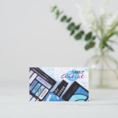 Makeup Artist Visitekaartje (Staand voorkant)