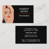 Makeup Artist Visitekaartje (Voorkant / Achterkant)