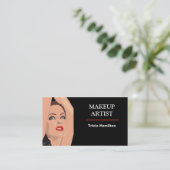 Makeup Artist Visitekaartje (Staand voorkant)