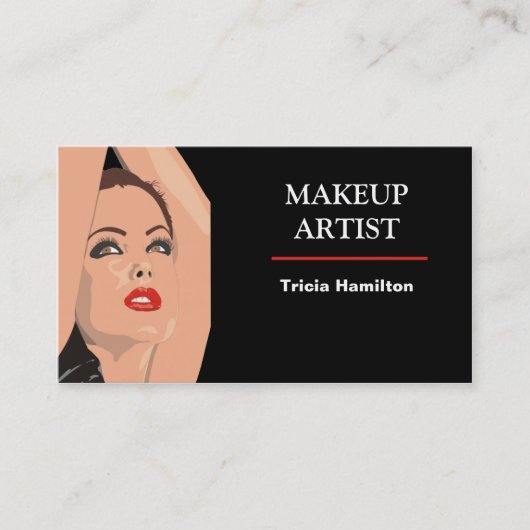 Makeup Artist Visitekaartje (Voorkant)