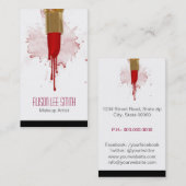 Makeup Artist Visitekaartje (Voorkant / Achterkant)