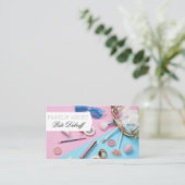 Makeup Artist Visitekaartje (Staand voorkant)