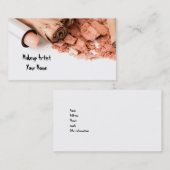 Makeup Artist Visitekaartje (Voorkant / Achterkant)