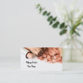 Makeup Artist Visitekaartje (Staand voorkant)