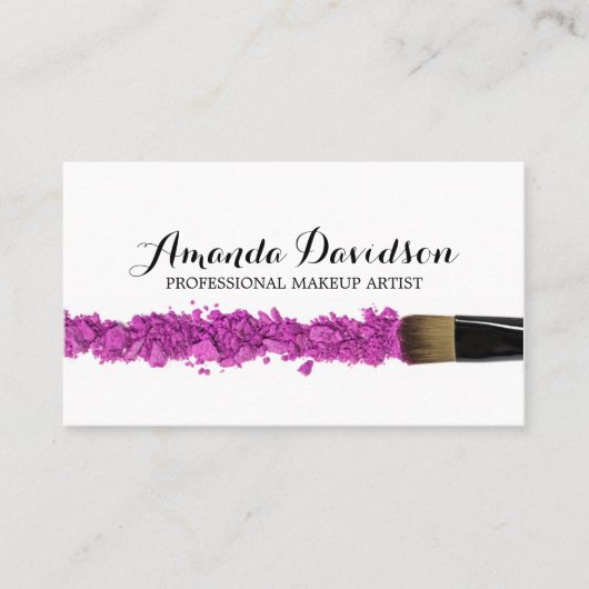 MAKEUP ARTIST VISITEKAARTJE (Voorkant)