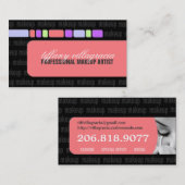 Makeup Artist Visitekaartje (Voorkant / Achterkant)