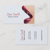 Makeup Artist Visitekaartje (Voorkant / Achterkant)