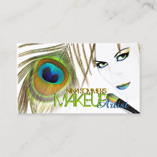 Makeup Artist Visitekaartje (Voorkant)