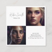Makeup Artist Visitekaartje (Achterkant)