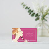 Makeup Artist Visitekaartje (Staand voorkant)