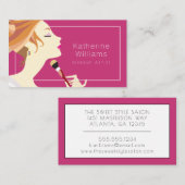 Makeup Artist Visitekaartje (Voorkant / Achterkant)