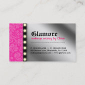 Makeup Artist Visitekaartje LIghts Lips Mirror (Achterkant)