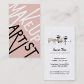 Makeup Artist Visitekaartjes (Voorkant / Achterkant)