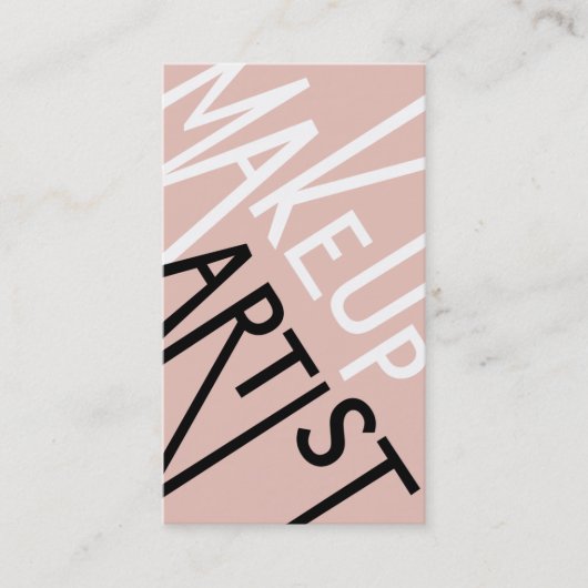 Makeup Artist Visitekaartjes (Voorkant)