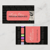 Makeup Artist Visitekaartjes (Voorkant / Achterkant)