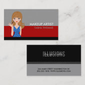 Makeup Artist Visitekaartjes (Voorkant / Achterkant)