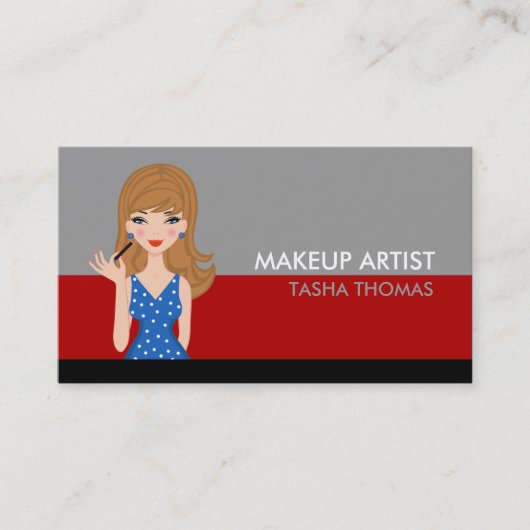 Makeup Artist Visitekaartjes (Voorkant)