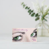 Makeup Artist Visitekaartjes (Staand voorkant)