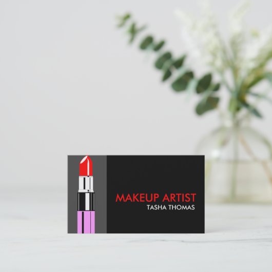 Makeup Artist Visitekaartjes (Staand voorkant)