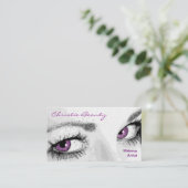 Makeup Artist Visitekaartjes (Staand voorkant)