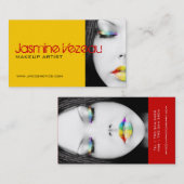 Makeup Artist Visitekaartjes (Voorkant / Achterkant)