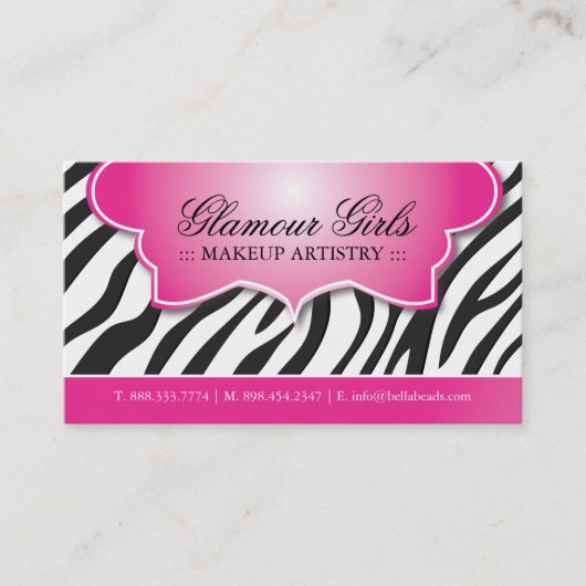 MAKEUP ARTIST VISITEKAARTJES (Voorkant)