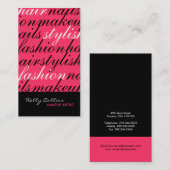 Makeup Artist Visitekaartjes (Voorkant / Achterkant)