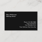 Makeup Artist Visitekaartjes (Achterkant)