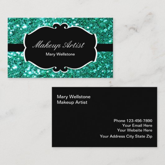 Makeup Artist Visitekaartjes (Voorkant / Achterkant)