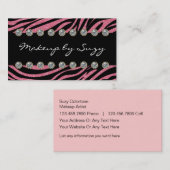 Makeup Artist Visitekaartjes (Voorkant / Achterkant)