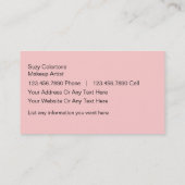 Makeup Artist Visitekaartjes (Achterkant)