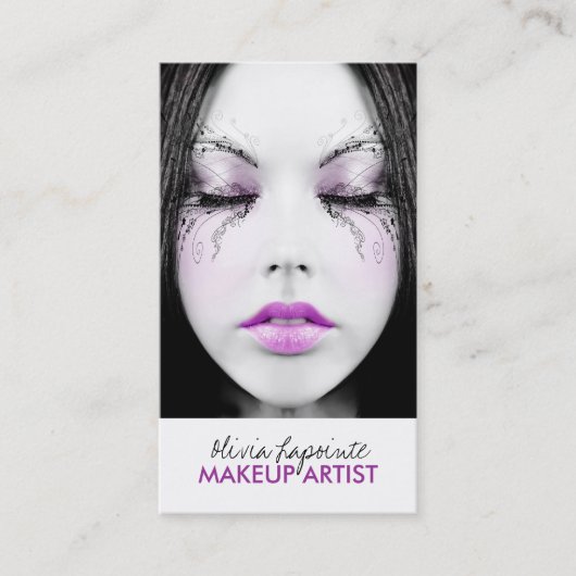 Makeup Artist Visitekaartjes (Voorkant)