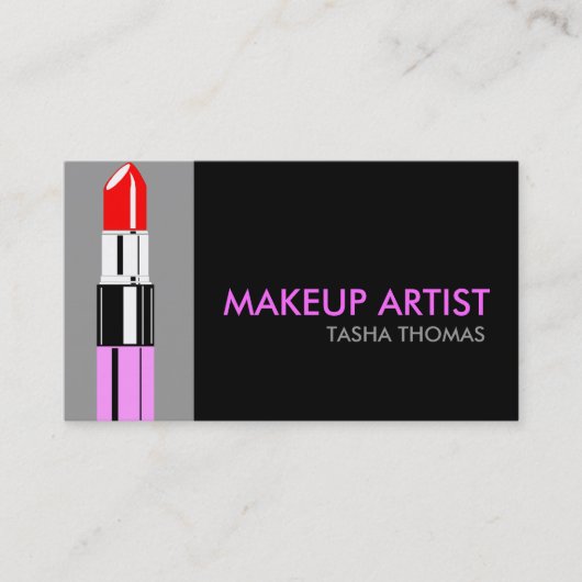 Makeup Artist Visitekaartjes (Voorkant)