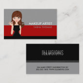 Makeup Artist Visitekaartjes (Voorkant / Achterkant)