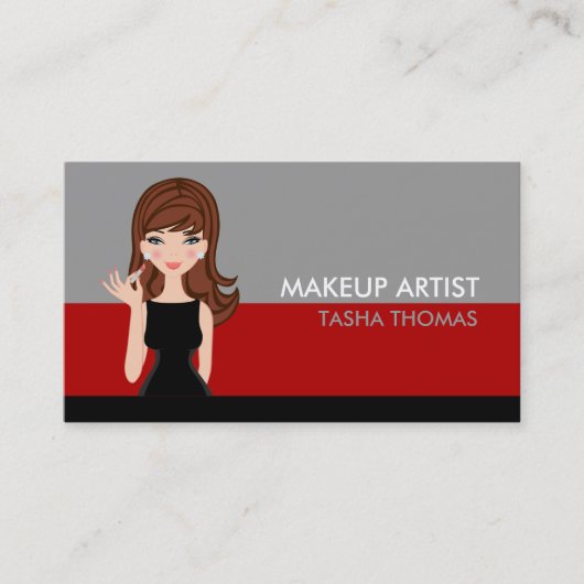 Makeup Artist Visitekaartjes (Voorkant)