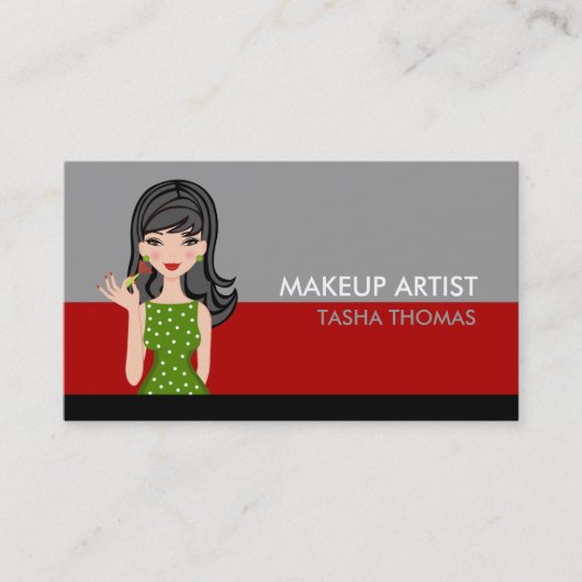 Makeup Artist Visitekaartjes (Voorkant)