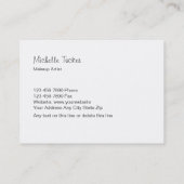 Makeup Artist Visitekaartjes (Achterkant)