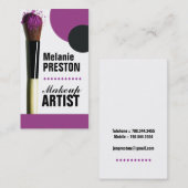 Makeup Artist Visitekaartjes (Voorkant / Achterkant)