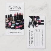 Makeup Artist Visitekaartjes Afsprakenkaartje (Voorkant / Achterkant)