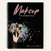 Makeup artistieke afspraak logboeken of zakelijk n notitieboek (Voorkant)