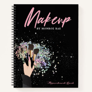 Makeup artistieke afspraak logboeken of zakelijk n notitieboek