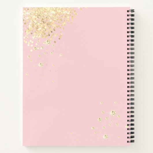 Makeup artistieke afspraak logboeken of zakelijk n notitieboek (Achterkant)