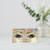Makeup artistieke Eyebrow Lash Glitter Drift Glitt Visitekaartje (Staand voorkant)